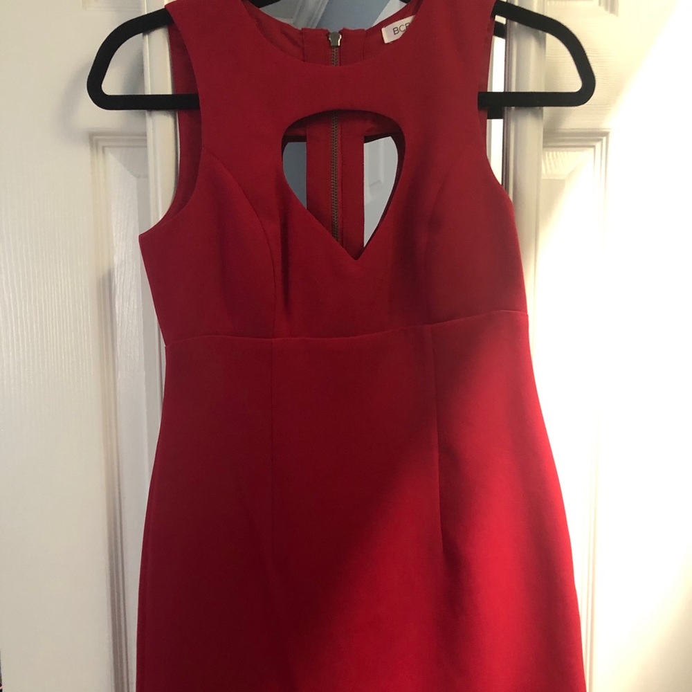 Sexy red dress